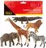 Idena 40388 - Spielfiguren Set, 5 Zootiere aus Kunststoff