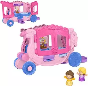 Fisher-Price Little People Disney Prinzessin musikalische Ziehkutsche