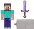 Mattel Minecraft Steve Actionfigur und Zubehör 8,3 cm JJR85