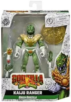 Playmates Power Rangers x Godzilla Kaiju Ranger Actionfigur, gr&uuml;ner Godzilla