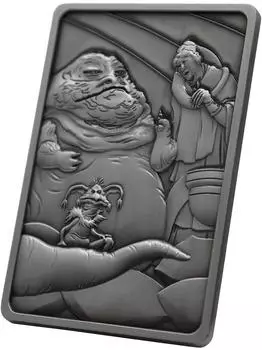 Fanattik Star Wars Iconic Scene Collection Jabba the Hutt Metallbarren, Limited Edition (9995)
