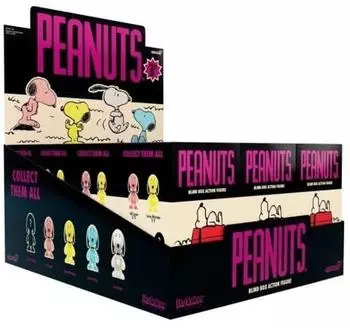 super7 Peanuts "More Snoopies" Wave 05 Vintage Mini-Figuren Blind Box Display (12)