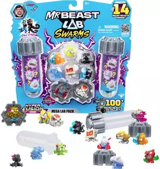 Moose Mr. Beast Lab Swarms Minifiguren 14er-Pack (Mega Lab 1)