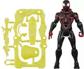 Spider Man ActionVerse Miles Morales Actionfigur & Zubeh&ouml;r, 11,4cm (G2853)