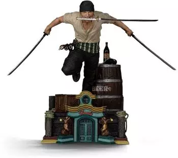 Iron Studios One Piece – Zoro-Figur, Maßstab 1:10 (NETFX125225-10)