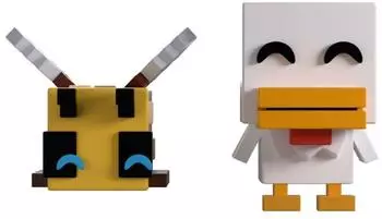 Youtooz Minecraft Bee and Chicken Monitor Buddiez Vinyl-Figuren