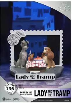Beast Kingdom Toys D-Stage Disney 100 Jahre - Susi und Strolch Diorama (89953)