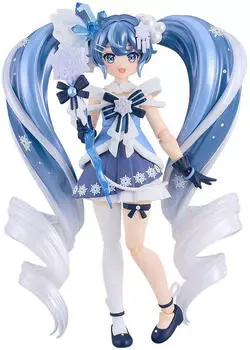 Good Smile Company Figma Snow Miku: Crystal Snow Ver. Actionfigur 13cm (GSC66399)