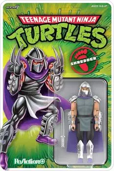 super7 Teenage Mutant Ninja Turtles ReAction+ Actionfigur Wave 01 Shredder