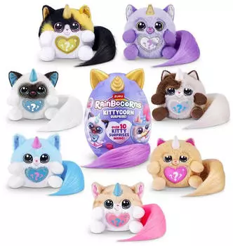 ZURU Rainbocorns KittyCorn Surprise Pl&uuml;sch-Sammelfigur (9279SQ1)
