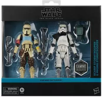 Hasbro Black Series Actionfiguren 2er-Pack Scarif Stormtrooper & Magma Stormtrooper 15cm (HASG2545)