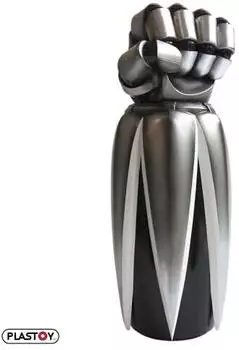 Plastoy Goldrake M&eacute;t&eacute;o Punch Kunstharz, schwarz/silber, limitierte Auflage, 50cm