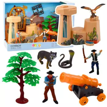 Lean Toys Wild West Cowboy Figuren Set (5-tlg)