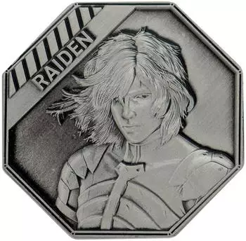 Fanattik Metal Gear Solid 2 Raiden Sammelm&uuml;nze aus Metall (KON-MGS202)