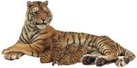 papo 50156 Liegende Tigerin mit Babys Spielfigur