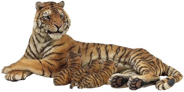 Papo Liegende Tigerin mit Babies (50156)
