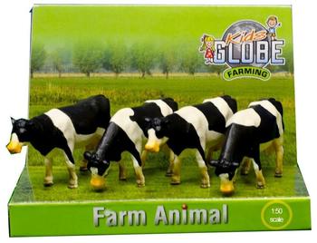 Kids Globe Kühe schwarz/weiß 4er Pack (571967)