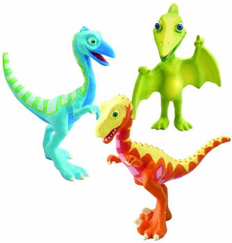 TOMY Dino Zug - Sammelfiguren 3-er Pack - Derek, Ollie und Mr. Pteranodon