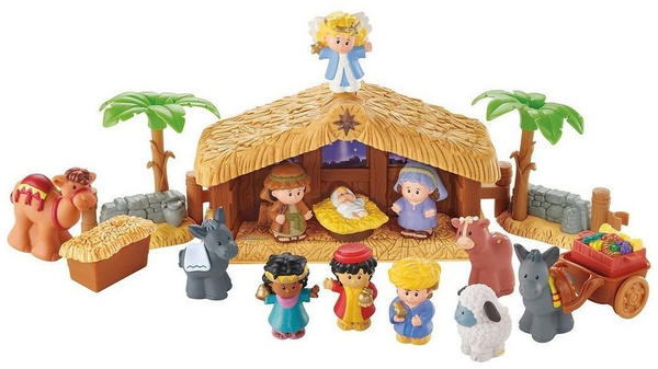 Fisher-Price Little People Weihnachtskrippe (J2404)