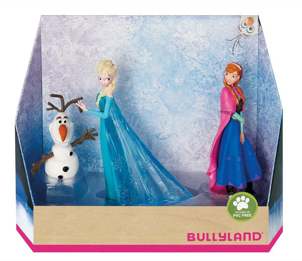 Bullyland Disney Spielfigurenset Die Eiskönigin, Elsa, Anna und Olaf