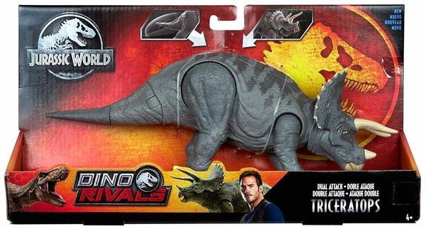Mattel Dino Rivals Doppel-Attacke Triceratops (GFG78)