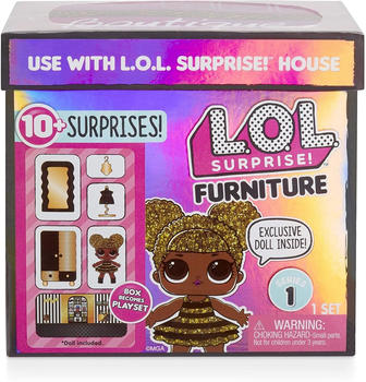 MGA Entertainment L.O.L. Surprise Furniture with Closet & Queen