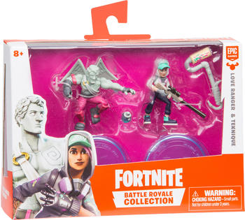 Jazwares Moose Fortnite W1 Duo Pack S1 - Teknique & Love Ranger