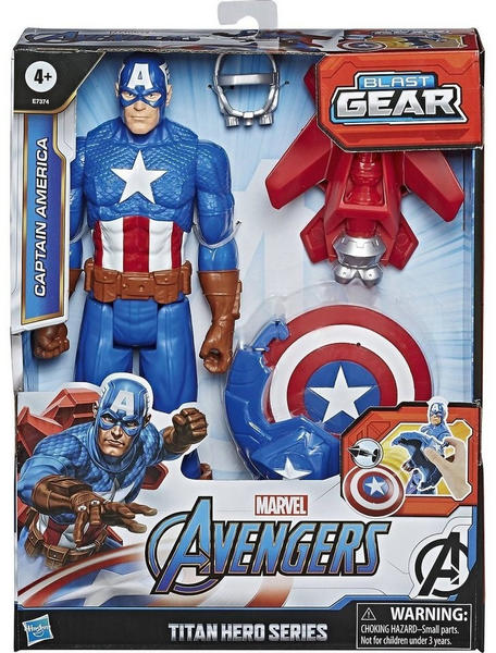 Hasbro Avengers - Titan Hero Blast Gear Actionfigur - Captain America