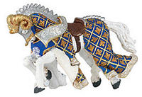 papo 39914 Pferd des Waffenmeisters Widder Spielfigur