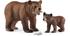Schleich Wild Life, Grizzlybär-Mutter mit Jungem (42473)