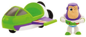 Mattel Toy Story 4 Minis Figur - Buzz Lightyear & Raumschiff