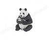 Papo 50196, Papo Sitzender Panda mit Jungem Schwarz/Weiss
