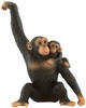Bullyworld Bullyland 63594 - Schimpansin mit Baby, Spielwaren