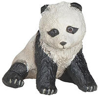 Papo 50135, Papo Sitzendes Pandajunges (50135) Weiss/Schwarz