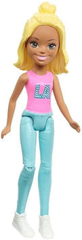 Mattel Barbie On The Go - Blond mit pinkem Shirt (FHV57)