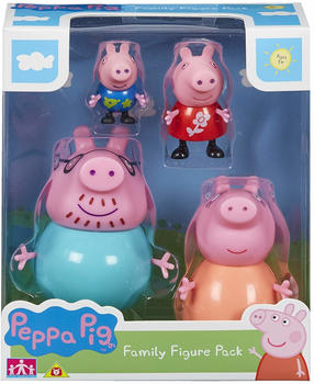 The Characters Peppa Pig Family Figure Pack