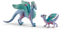 Schleich 70592, Schleich Bayala Bl&uuml;tendrache und Baby