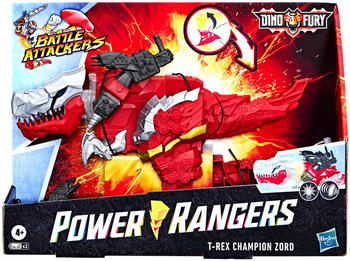 Hasbro Power Rangers Battle Attackers - Dino Fury T-Rex Champion Zord