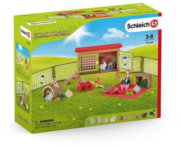 Schleich Farm World 72160 Picknick mit kleinen Haustieren