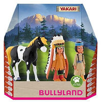 Bullyland Spielfigur Yakari 43309, ab 3 Jahre, Yakari, Regenbogen und kleiner...