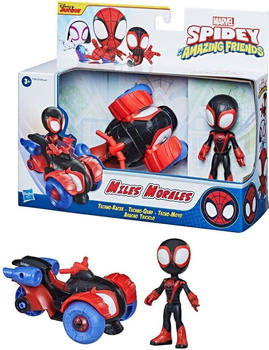 Hasbro Marvel Spidey and his Amazing Friends - Miles Morales Techno Racer