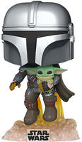 Funko 34291, Funko POP! - Star Wars - The Mandalorian: Mando w. Jet Pack (34291)