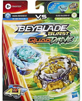 Hasbro BayBlade QuadDrive B7 vs. R7 Doppelpack