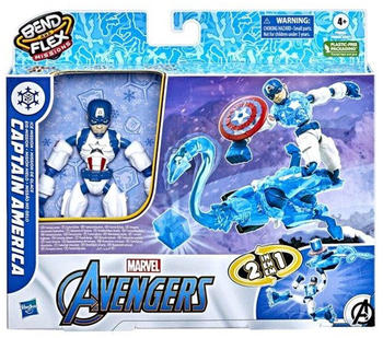 Hasbro Marvel Avengers Bend and Flex Captain America's Eis-Mission