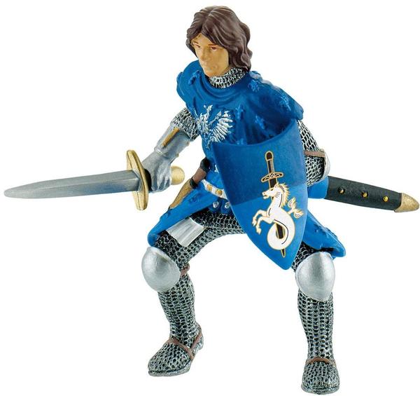 Bullyland Figurine World - Ritter - Prinz mit Schwert blau (80784)