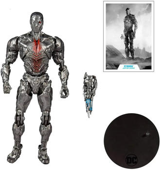 McFarlane Toys DC Multiverse Justice League Movie - Cyborg with Face Shield 18 cm