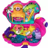 MATTEL HGC41, MATTEL HGC41 Polly Pocket Flamingo-Party Spielset, inkl. 2 Figuren &