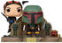 Funko Pop! Television Moments Star Wars: The Mandalorian - Boba Fett and Fennec on Throne