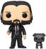 Funko Pop! Movies: John Wick in Black Suit w/Dog Collectible Figure