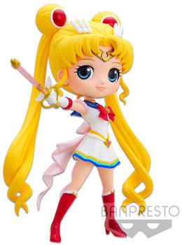 Banpresto Sailor Moon Q Posket Minifigure Eternal The Movie Kaleidoscope Super Sailor Moon 14cm